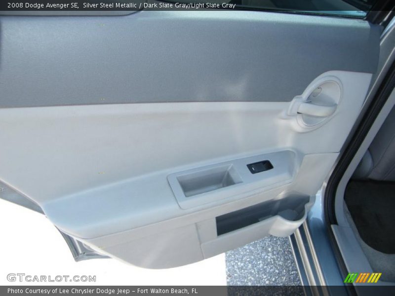 Silver Steel Metallic / Dark Slate Gray/Light Slate Gray 2008 Dodge Avenger SE