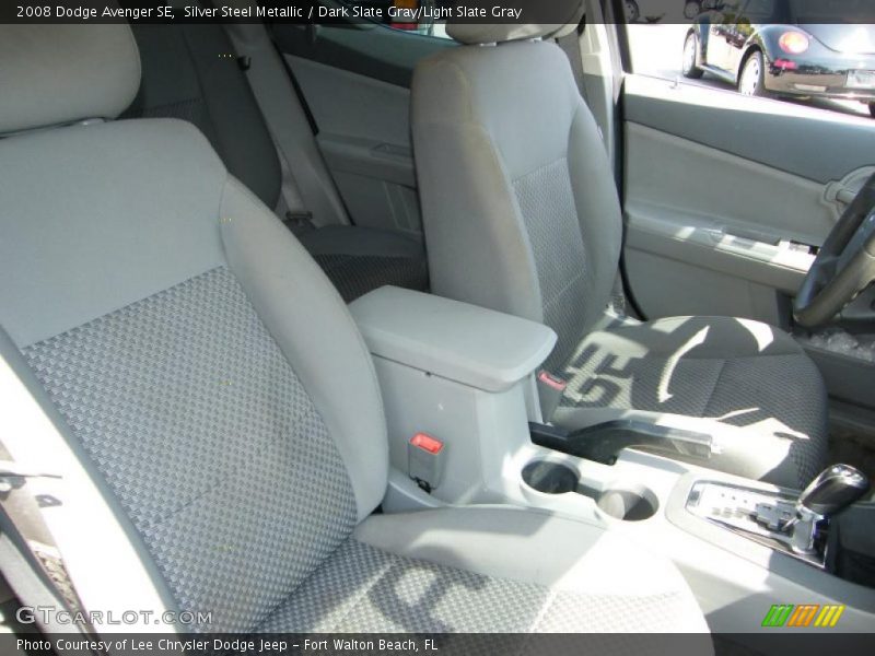 Silver Steel Metallic / Dark Slate Gray/Light Slate Gray 2008 Dodge Avenger SE