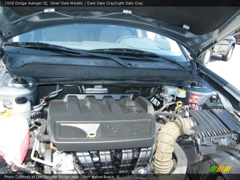 Silver Steel Metallic / Dark Slate Gray/Light Slate Gray 2008 Dodge Avenger SE