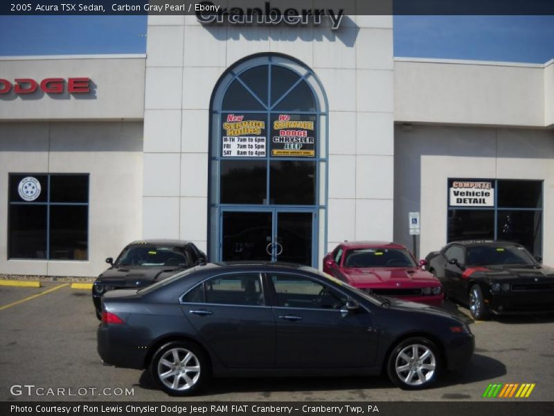 Carbon Gray Pearl / Ebony 2005 Acura TSX Sedan