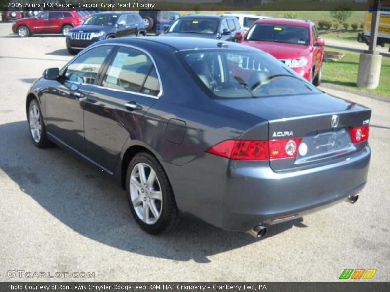 Carbon Gray Pearl / Ebony 2005 Acura TSX Sedan