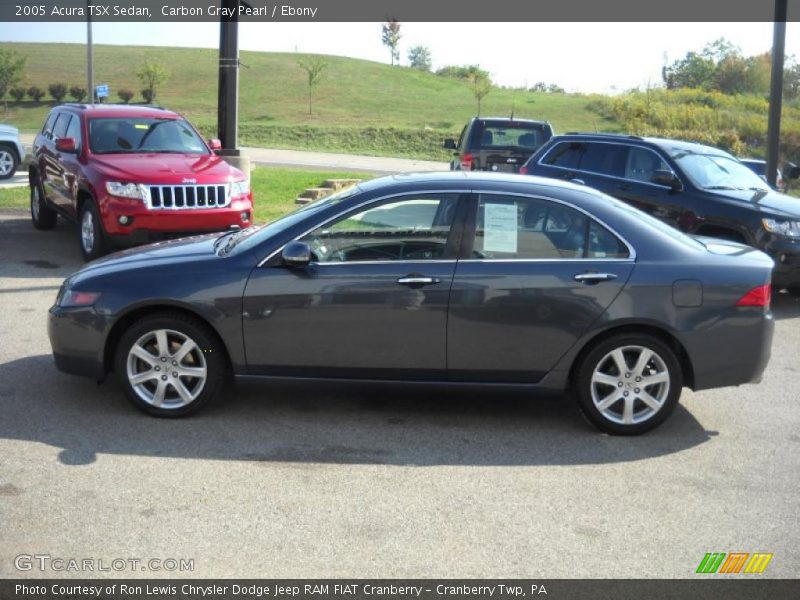 Carbon Gray Pearl / Ebony 2005 Acura TSX Sedan