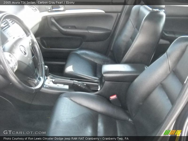 Carbon Gray Pearl / Ebony 2005 Acura TSX Sedan