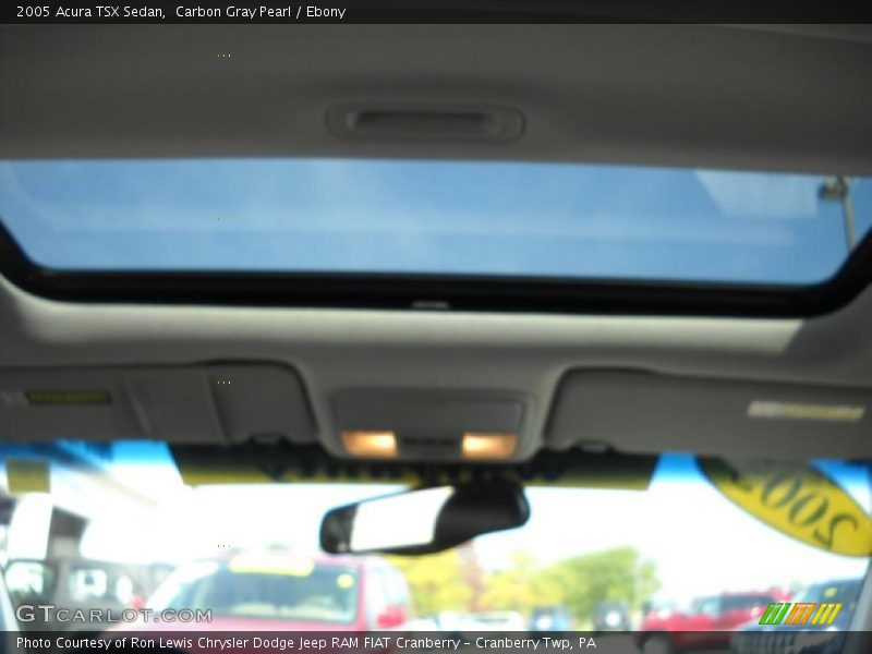 Carbon Gray Pearl / Ebony 2005 Acura TSX Sedan