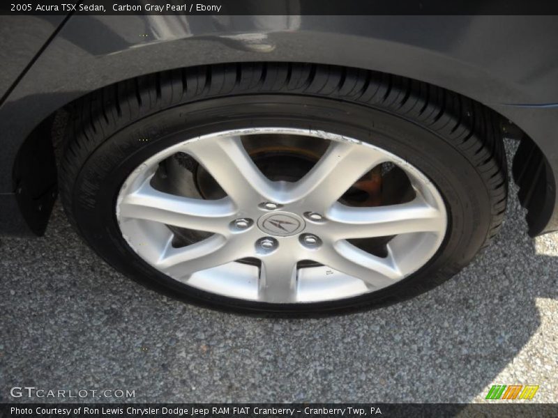 Carbon Gray Pearl / Ebony 2005 Acura TSX Sedan