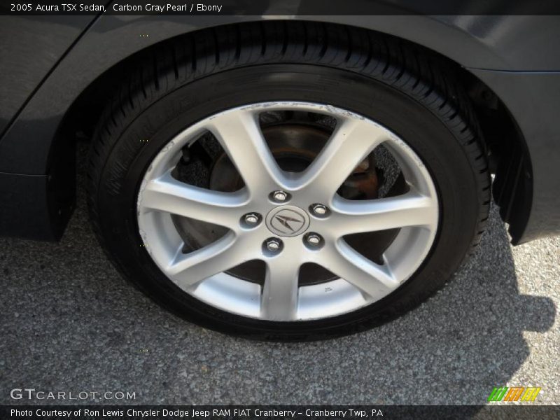 Carbon Gray Pearl / Ebony 2005 Acura TSX Sedan