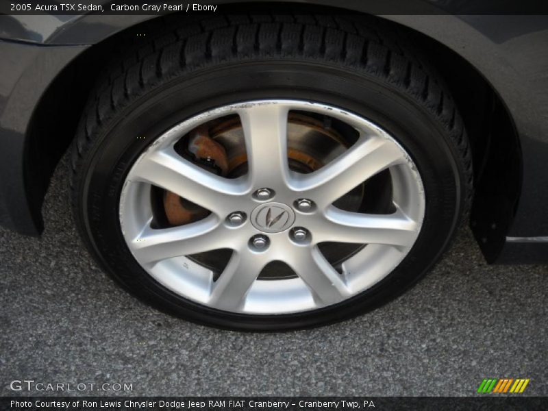 Carbon Gray Pearl / Ebony 2005 Acura TSX Sedan