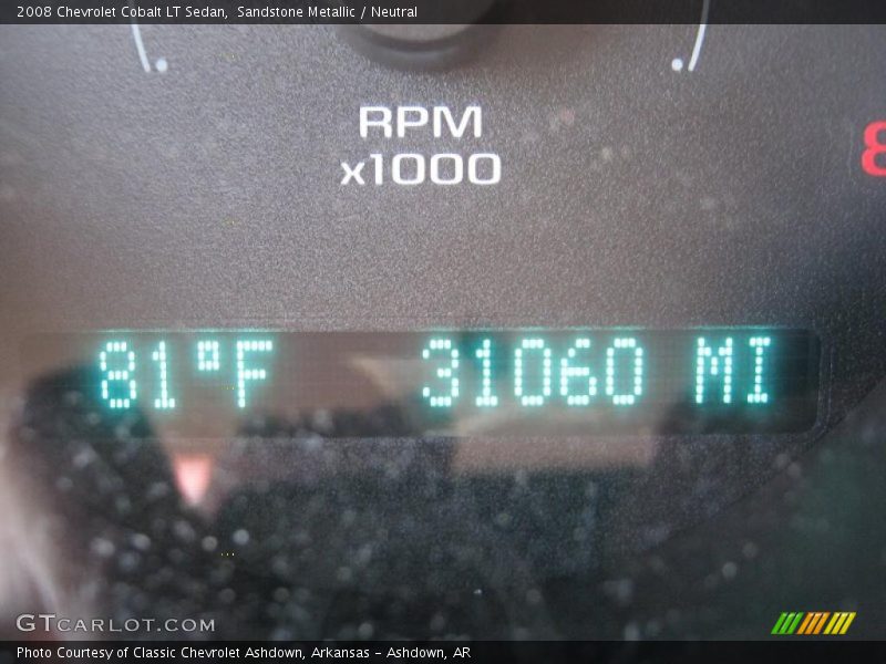 Sandstone Metallic / Neutral 2008 Chevrolet Cobalt LT Sedan