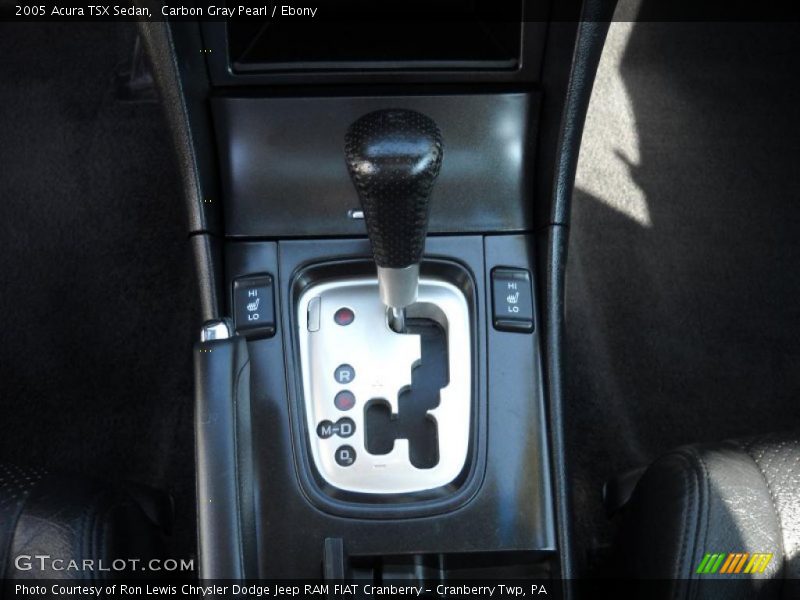Carbon Gray Pearl / Ebony 2005 Acura TSX Sedan
