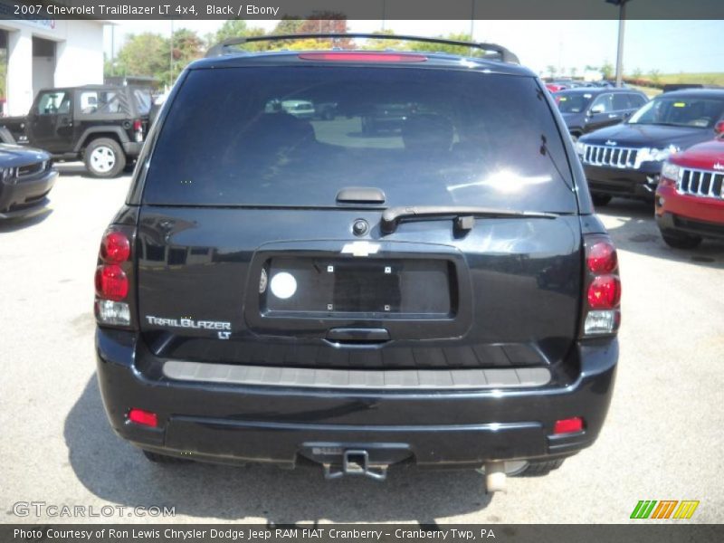 Black / Ebony 2007 Chevrolet TrailBlazer LT 4x4