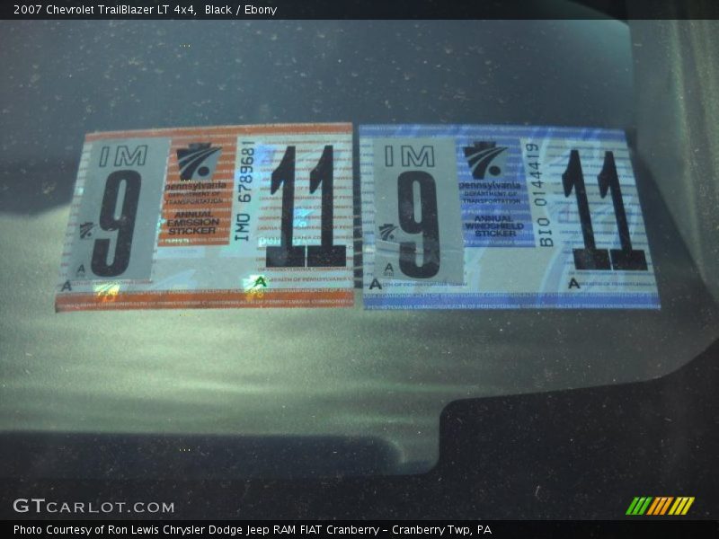 Black / Ebony 2007 Chevrolet TrailBlazer LT 4x4