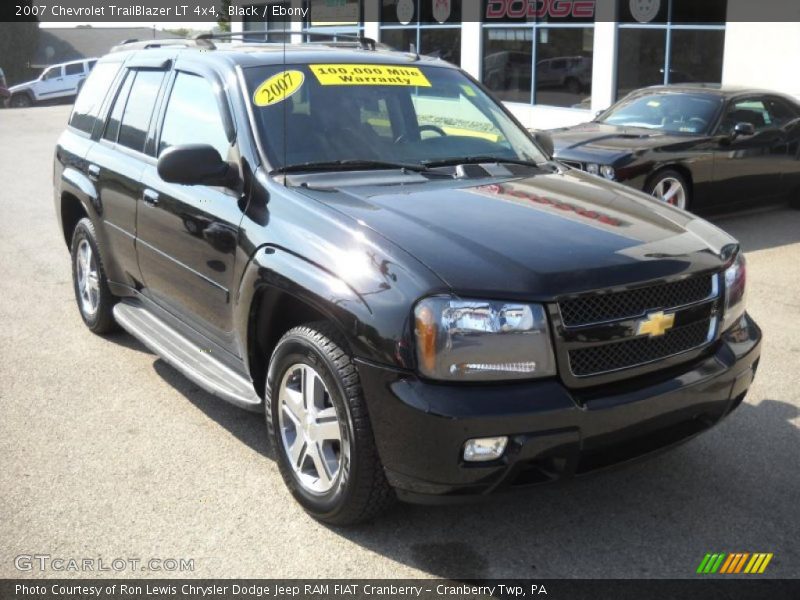 Black / Ebony 2007 Chevrolet TrailBlazer LT 4x4