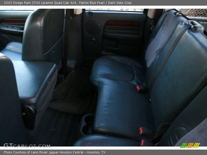 Patriot Blue Pearl / Dark Slate Gray 2003 Dodge Ram 2500 Laramie Quad Cab 4x4