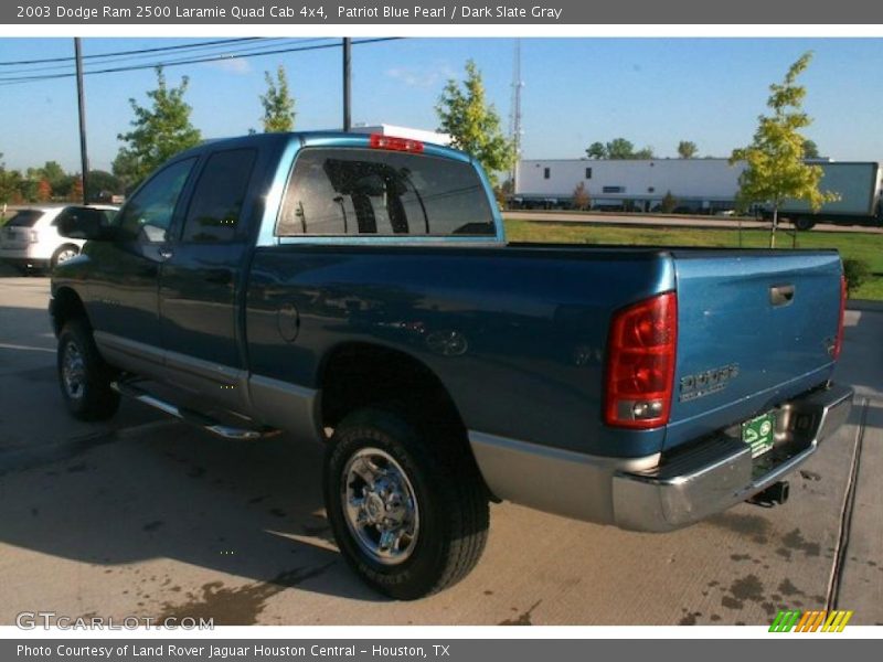 Patriot Blue Pearl / Dark Slate Gray 2003 Dodge Ram 2500 Laramie Quad Cab 4x4