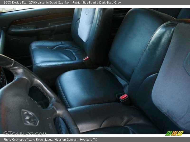 Patriot Blue Pearl / Dark Slate Gray 2003 Dodge Ram 2500 Laramie Quad Cab 4x4