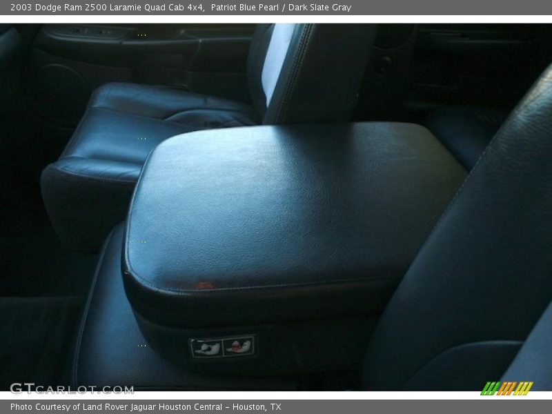 Patriot Blue Pearl / Dark Slate Gray 2003 Dodge Ram 2500 Laramie Quad Cab 4x4