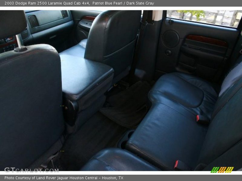 Patriot Blue Pearl / Dark Slate Gray 2003 Dodge Ram 2500 Laramie Quad Cab 4x4