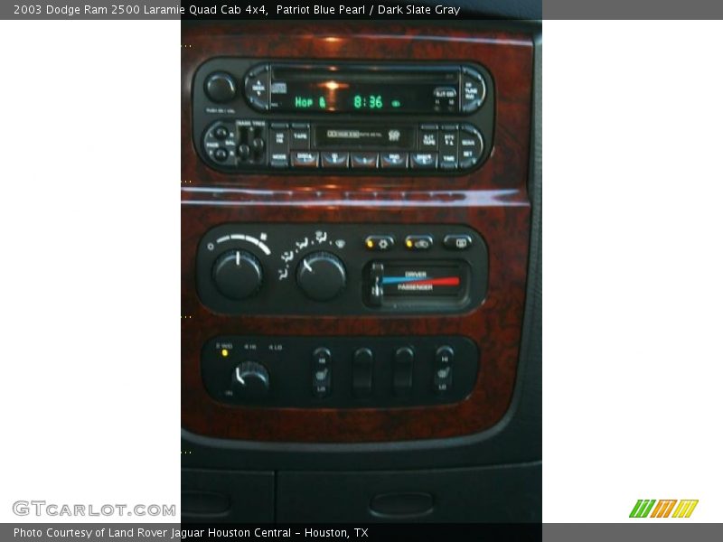 Patriot Blue Pearl / Dark Slate Gray 2003 Dodge Ram 2500 Laramie Quad Cab 4x4