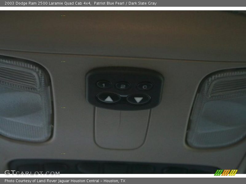 Patriot Blue Pearl / Dark Slate Gray 2003 Dodge Ram 2500 Laramie Quad Cab 4x4
