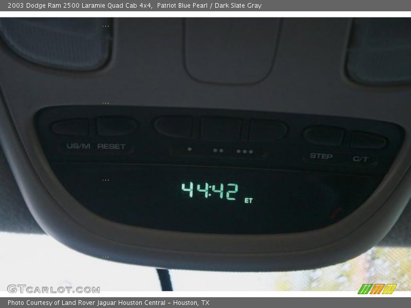 Patriot Blue Pearl / Dark Slate Gray 2003 Dodge Ram 2500 Laramie Quad Cab 4x4