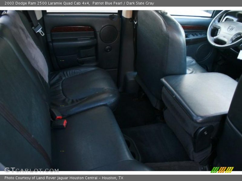 Patriot Blue Pearl / Dark Slate Gray 2003 Dodge Ram 2500 Laramie Quad Cab 4x4