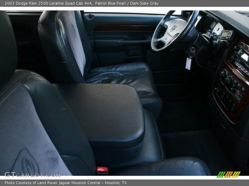 Patriot Blue Pearl / Dark Slate Gray 2003 Dodge Ram 2500 Laramie Quad Cab 4x4
