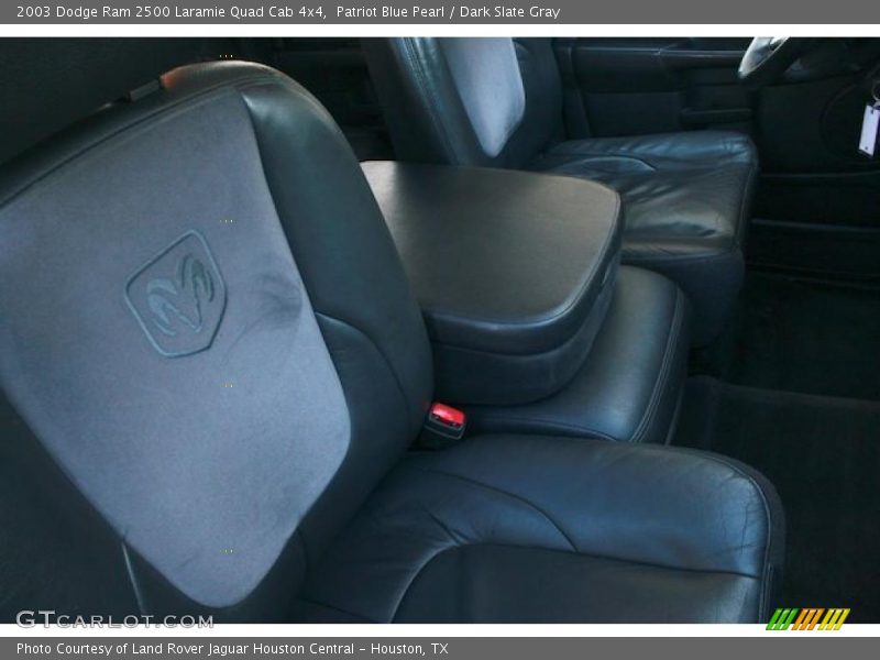 Patriot Blue Pearl / Dark Slate Gray 2003 Dodge Ram 2500 Laramie Quad Cab 4x4