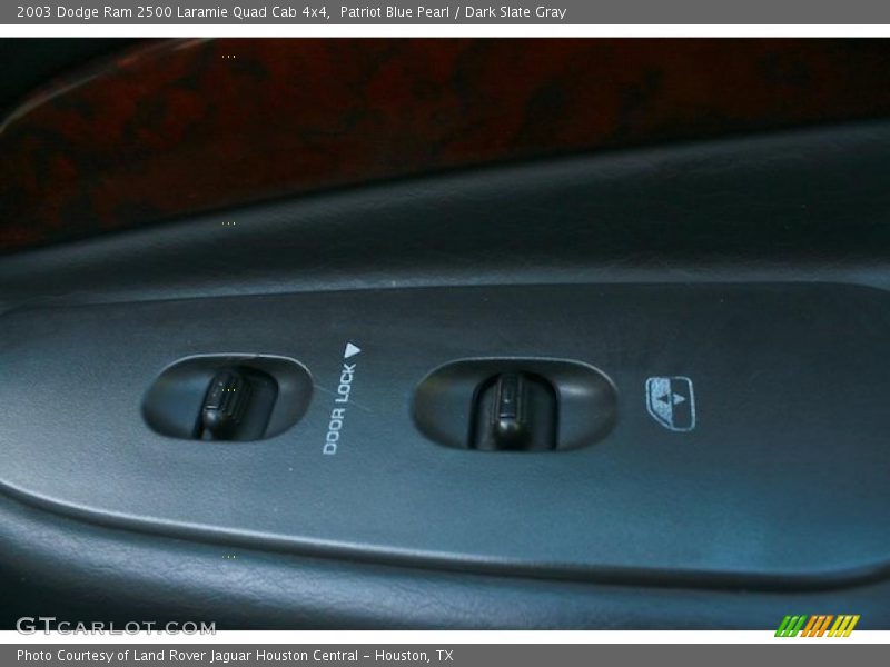Patriot Blue Pearl / Dark Slate Gray 2003 Dodge Ram 2500 Laramie Quad Cab 4x4
