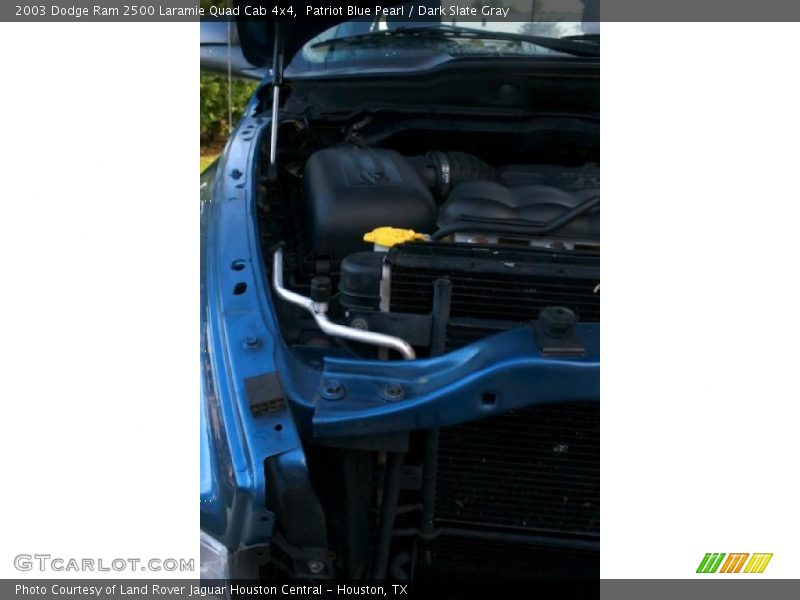 Patriot Blue Pearl / Dark Slate Gray 2003 Dodge Ram 2500 Laramie Quad Cab 4x4