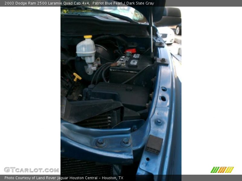 Patriot Blue Pearl / Dark Slate Gray 2003 Dodge Ram 2500 Laramie Quad Cab 4x4