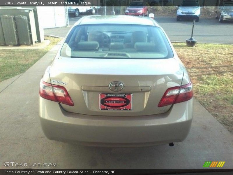 Desert Sand Mica / Bisque 2007 Toyota Camry LE