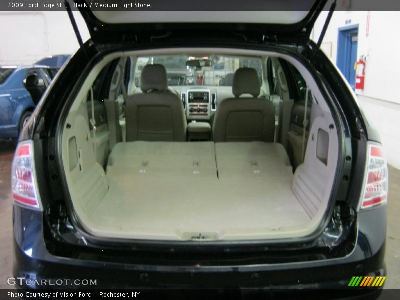 Black / Medium Light Stone 2009 Ford Edge SEL