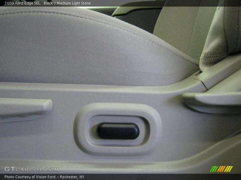 Black / Medium Light Stone 2009 Ford Edge SEL