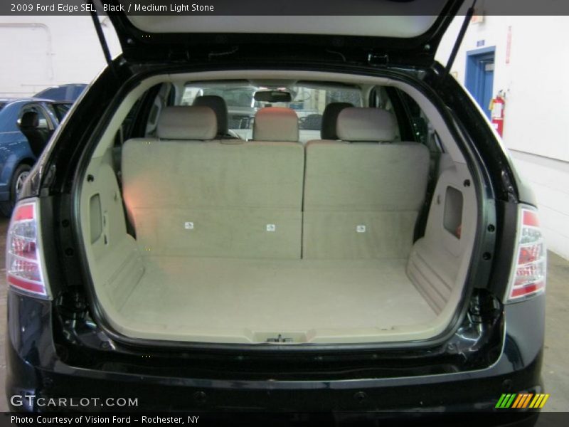 Black / Medium Light Stone 2009 Ford Edge SEL