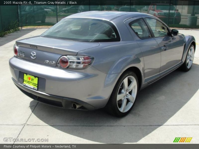 Titanium Gray Metallic / Black 2005 Mazda RX-8