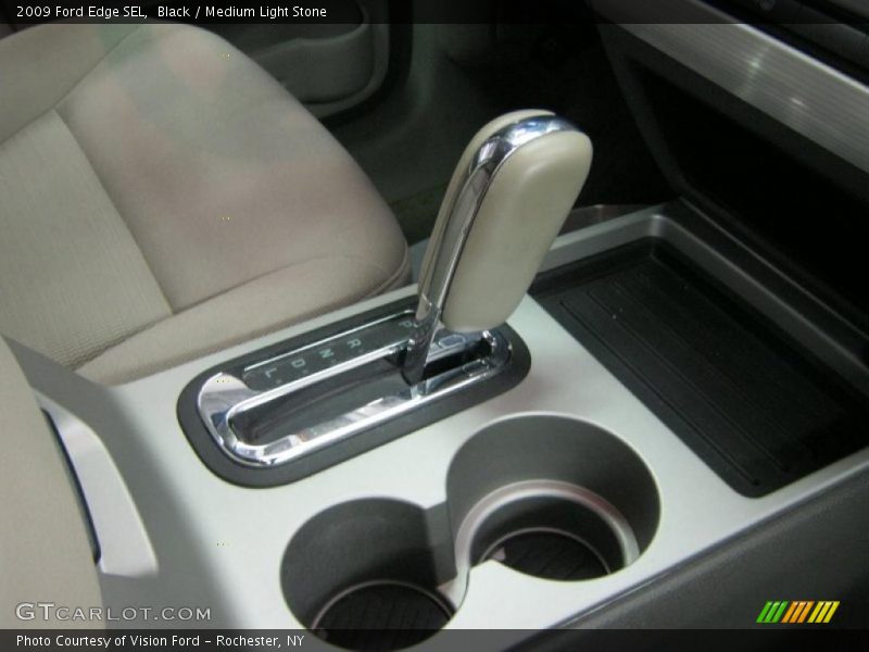 Black / Medium Light Stone 2009 Ford Edge SEL