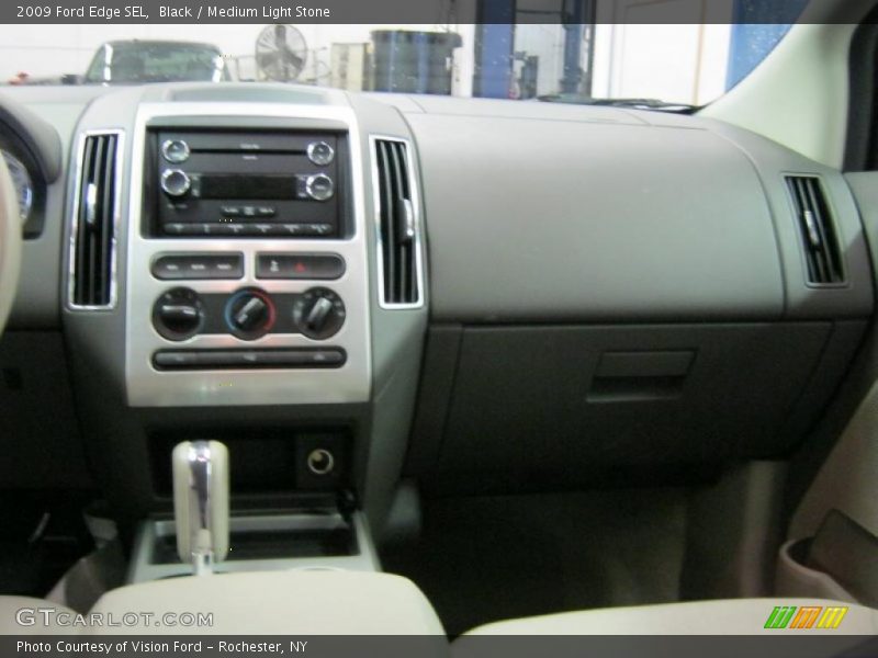Black / Medium Light Stone 2009 Ford Edge SEL