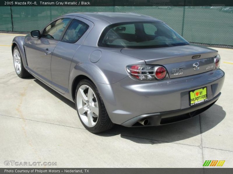 Titanium Gray Metallic / Black 2005 Mazda RX-8