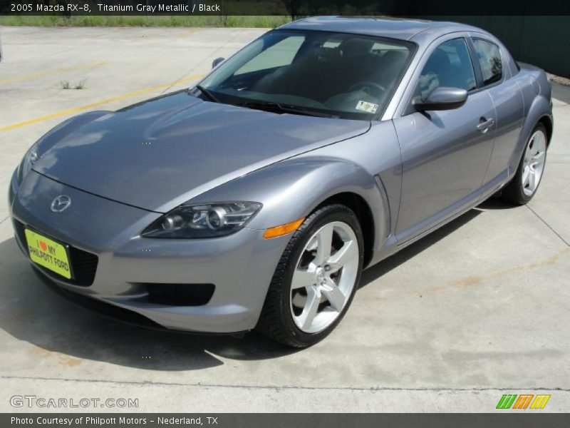 Titanium Gray Metallic / Black 2005 Mazda RX-8