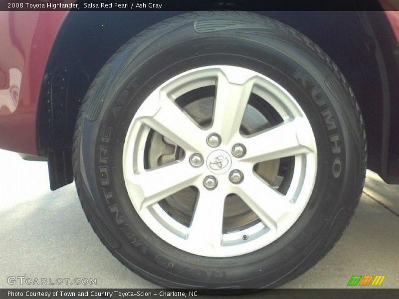 Salsa Red Pearl / Ash Gray 2008 Toyota Highlander