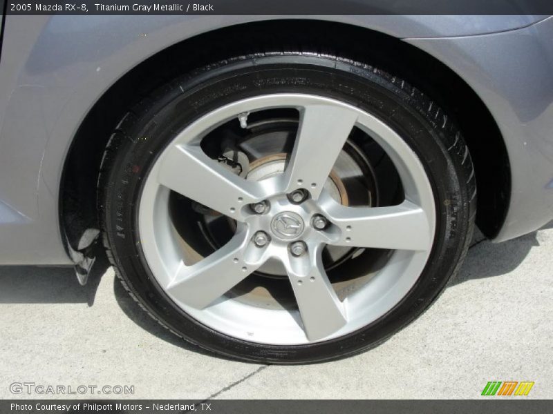 Titanium Gray Metallic / Black 2005 Mazda RX-8