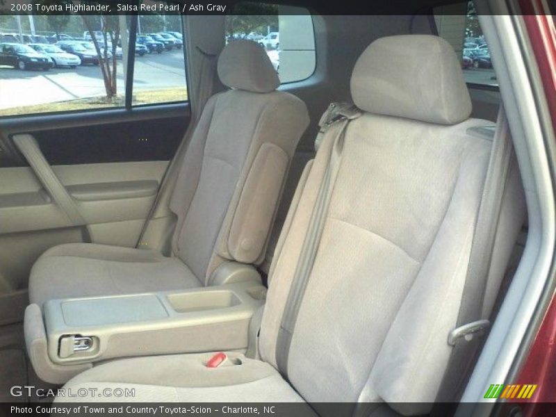 Salsa Red Pearl / Ash Gray 2008 Toyota Highlander