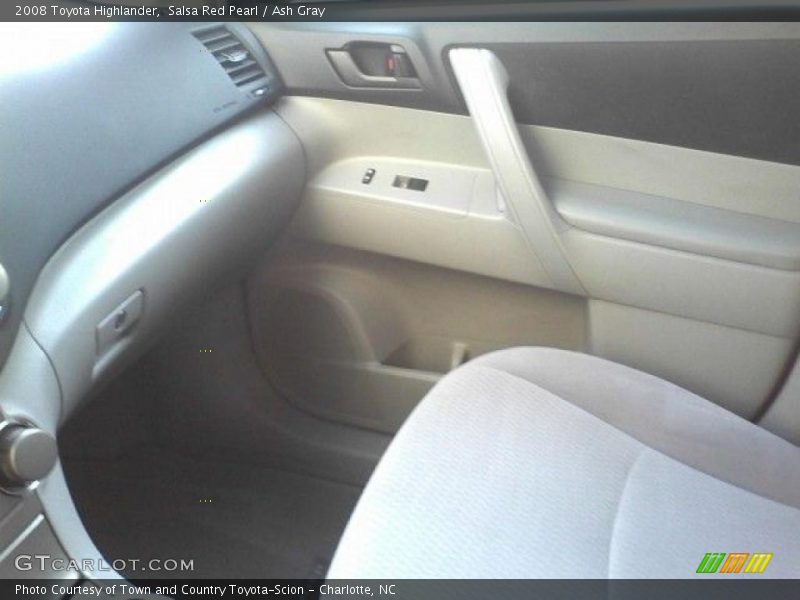 Salsa Red Pearl / Ash Gray 2008 Toyota Highlander