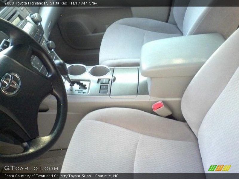 Salsa Red Pearl / Ash Gray 2008 Toyota Highlander