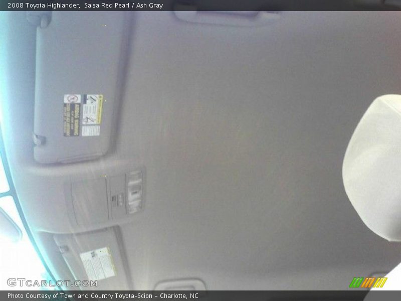 Salsa Red Pearl / Ash Gray 2008 Toyota Highlander