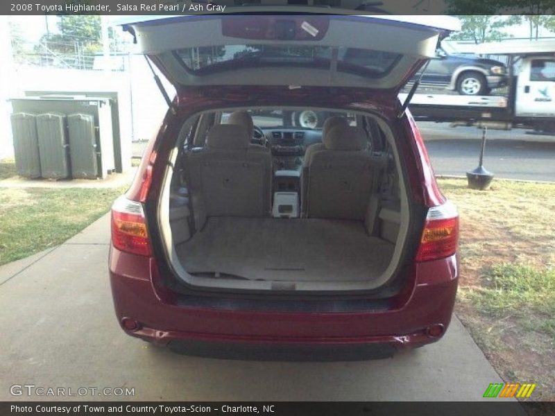Salsa Red Pearl / Ash Gray 2008 Toyota Highlander
