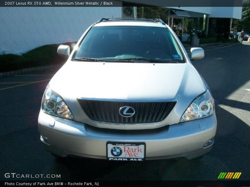 Millennium Silver Metallic / Black 2007 Lexus RX 350 AWD