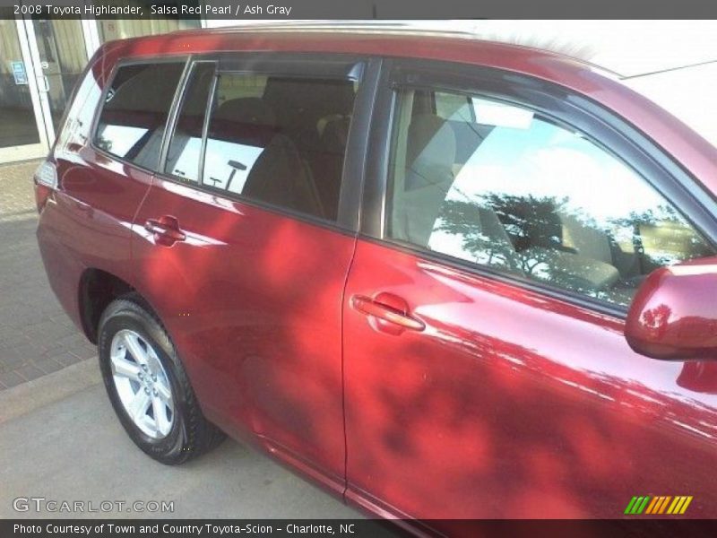 Salsa Red Pearl / Ash Gray 2008 Toyota Highlander