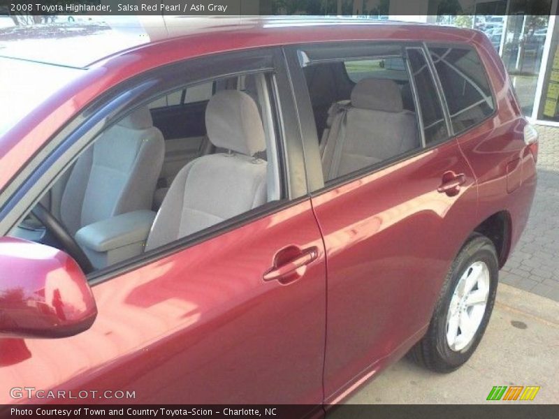 Salsa Red Pearl / Ash Gray 2008 Toyota Highlander