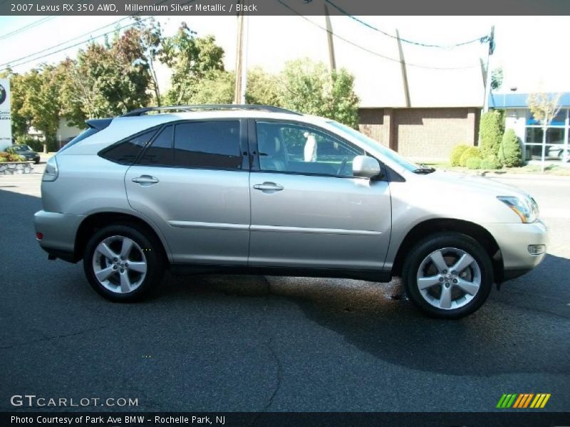 Millennium Silver Metallic / Black 2007 Lexus RX 350 AWD